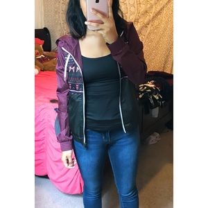 Tribal print wind breaker